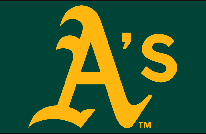 Oakland Athletics 1994-2013 Cap Logo iron on heat transfer...